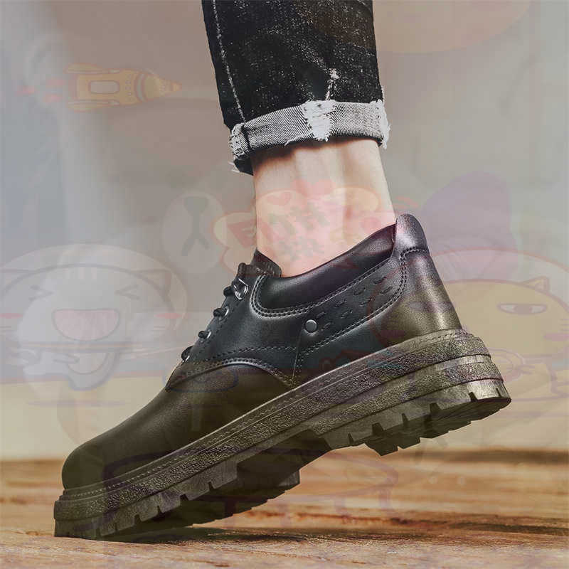 Luxury Lifestyle Travel - Donker natuurlijk leer Mode-sneakers Tennis Herensneakers