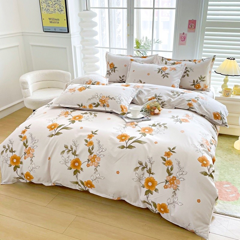 4-delige gele bloemen beddengo - Linen Duvet Cover recensie en prijs