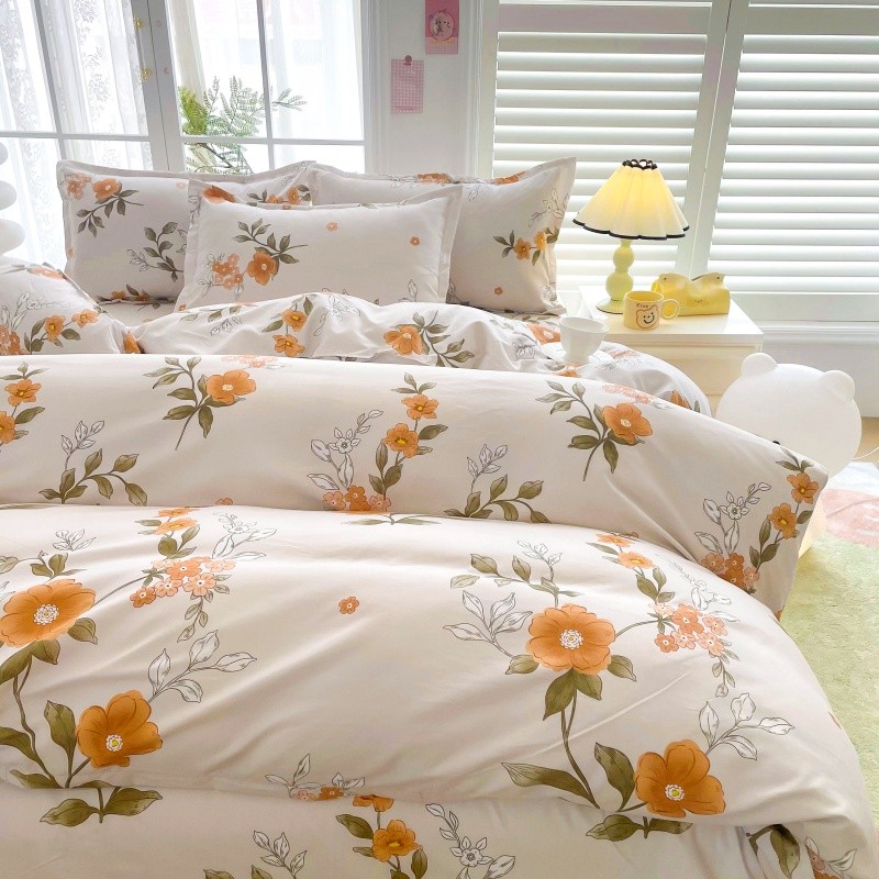 4-delige gele bloemen beddengo - Linen Duvet Cover recensie en prijs