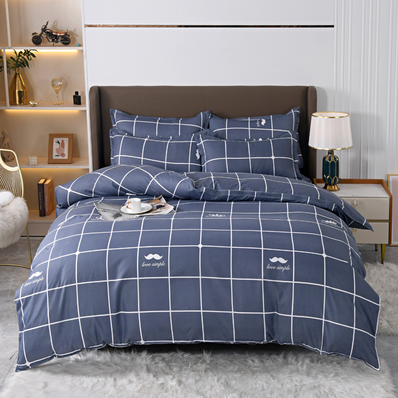 4-delige marineblauwe beddengo - Linen Duvet Cover recensie en prijs