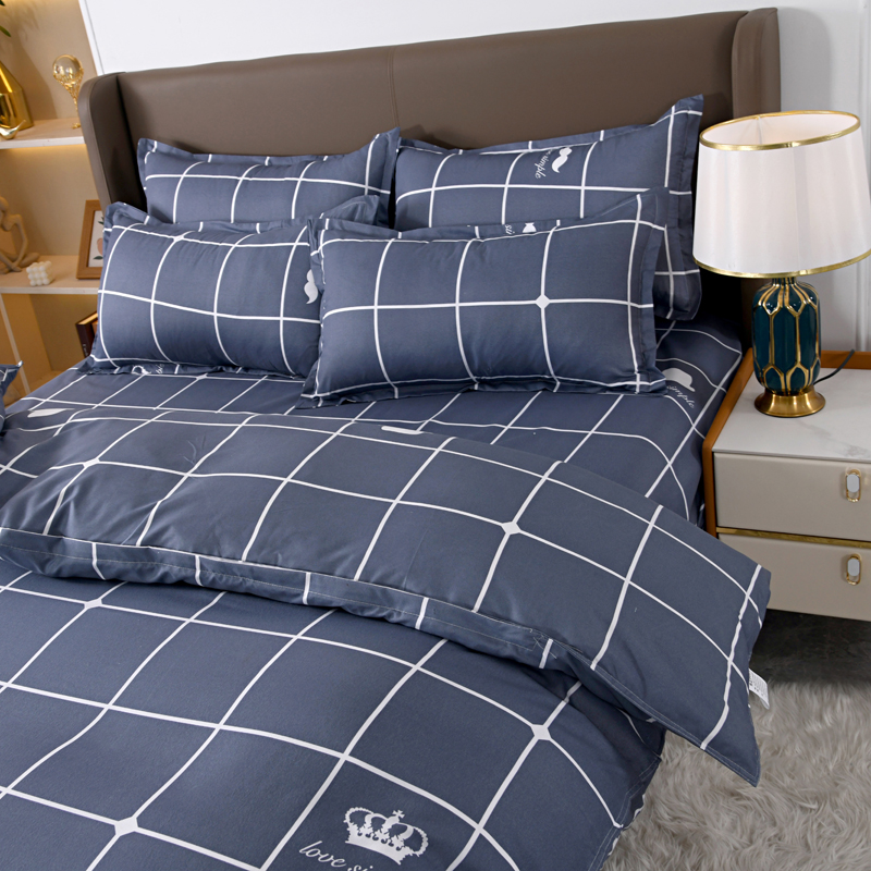4-delige marineblauwe beddengo - Linen Duvet Cover recensie en prijs